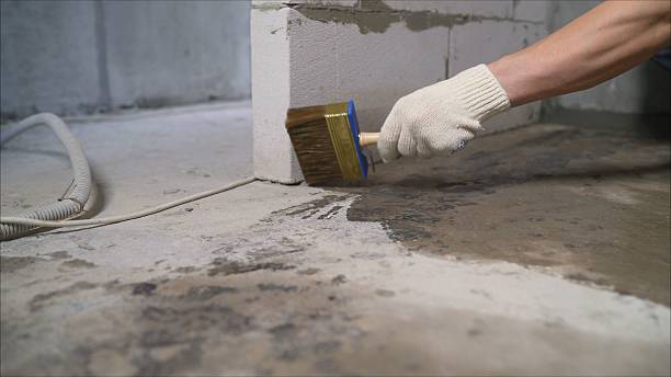 Crawl space vapor barrier installation in Amherst, VA